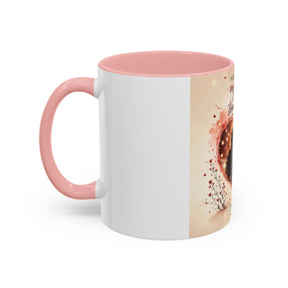 Romantic Heart Photo Accent Coffee Mug – “You are my today and all of my tomorrows”