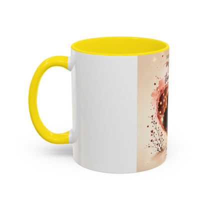 Romantic Heart Photo Accent Coffee Mug – “You are my today and all of my tomorrows”