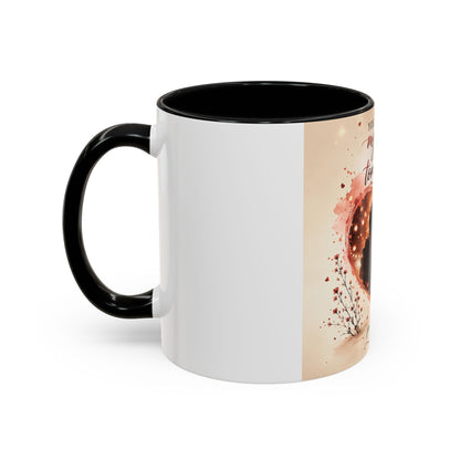 Romantic Heart Photo Accent Coffee Mug – “You are my today and all of my tomorrows”