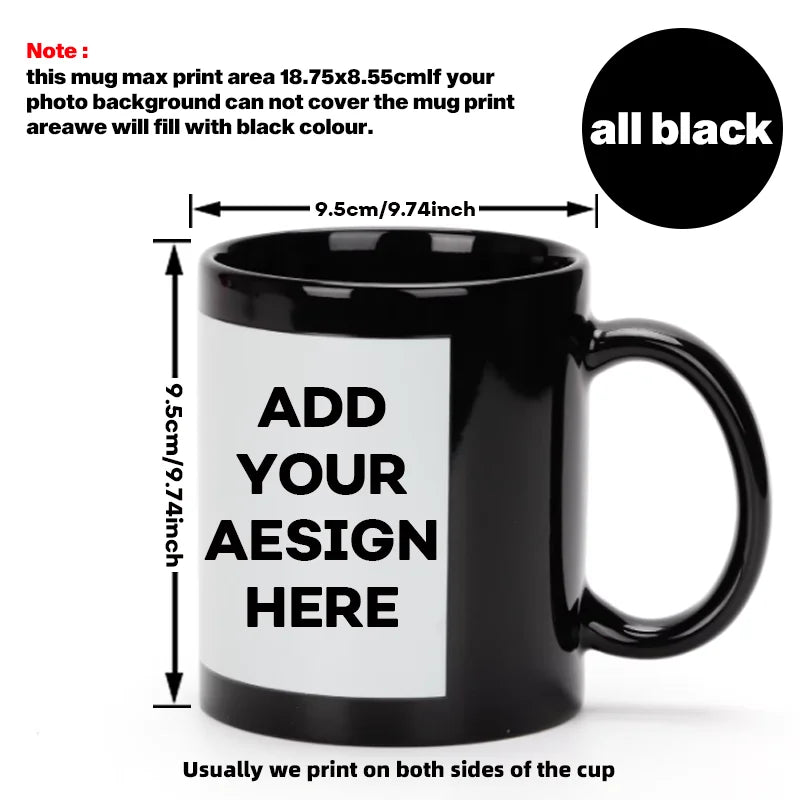 1 Customized Mug with Customizable Images and Text, Perfect for Valentine's Day Gift, Mother, and the Best Personalized Gift