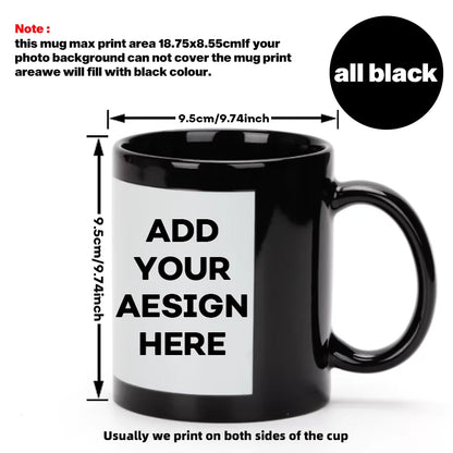 1 Customized Mug with Customizable Images and Text, Perfect for Valentine's Day Gift, Mother, and the Best Personalized Gift