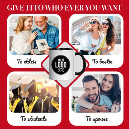 1 Customized Mug with Customizable Images and Text, Perfect for Valentine's Day Gift, Mother, and the Best Personalized Gift
